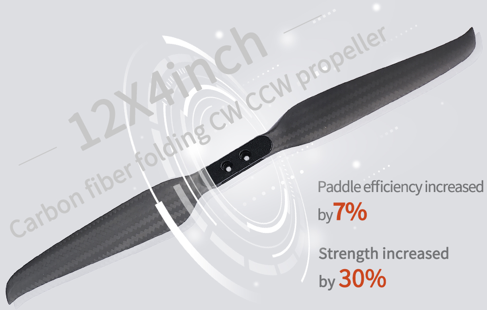 12X4 Carbon Fiber Folding Propeller