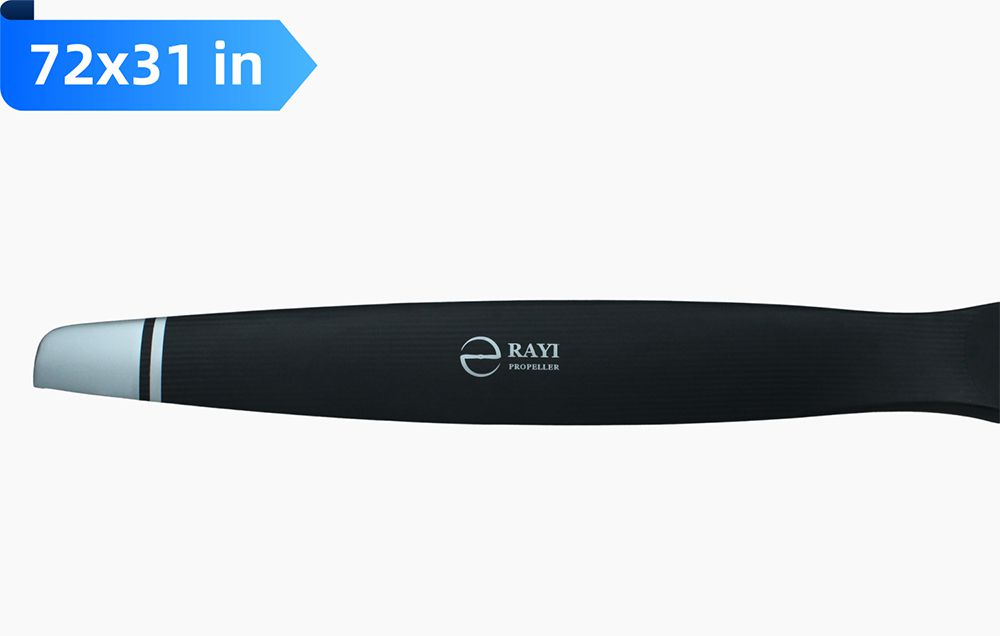 72x31 in Carbon Fiber Integrated Propeller